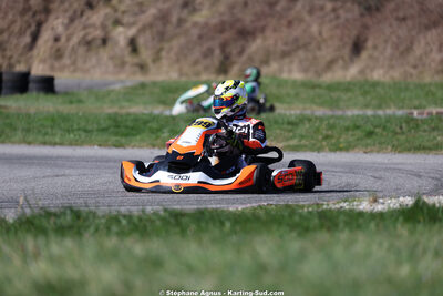 Steven SERVANT — 28/02 & 01/03/2026 : 1ère manche du Championnat du Sud 2026 à Aigues-Vives (photos Stéphane Agnus) 2026 — karting