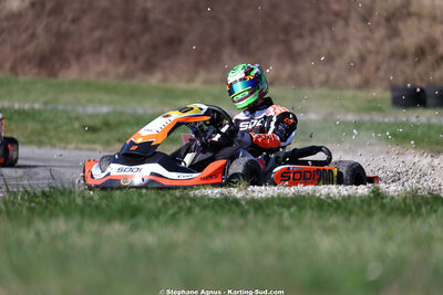 Johan BOURDIEU — 28/02 & 01/03/2026 : 1ère manche du Championnat du Sud 2026 à Aigues-Vives (photos Stéphane Agnus) 2026 — karting