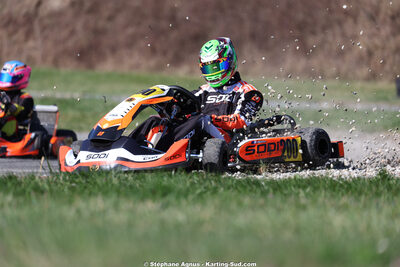 Johan BOURDIEU — 28/02 & 01/03/2026 : 1ère manche du Championnat du Sud 2026 à Aigues-Vives (photos Stéphane Agnus) 2026 — karting
