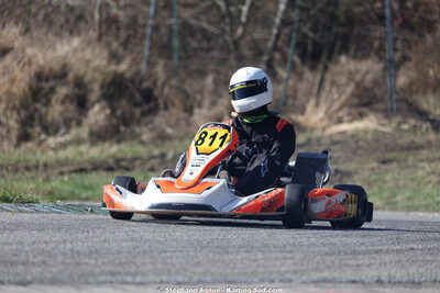 Adrien ABRIC — 28/02 & 01/03/2026 : 1ère manche du Championnat du Sud 2026 à Aigues-Vives (photos Stéphane Agnus) 2026 — karting