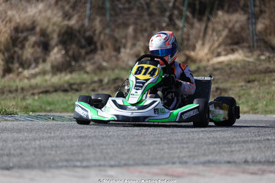 Garry FORTIER — 28/02 & 01/03/2026 : 1ère manche du Championnat du Sud 2026 à Aigues-Vives (photos Stéphane Agnus) 2026 — karting