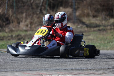 Nicolas GENIN — 28/02 & 01/03/2026 : 1ère manche du Championnat du Sud 2026 à Aigues-Vives (photos Stéphane Agnus) 2026 — karting