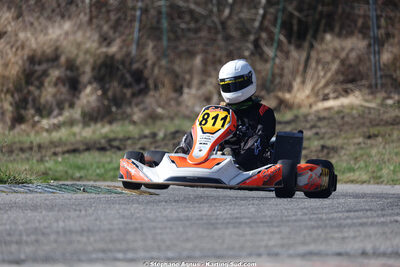 Adrien ABRIC — 28/02 & 01/03/2026 : 1ère manche du Championnat du Sud 2026 à Aigues-Vives (photos Stéphane Agnus) 2026 — karting