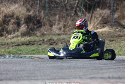 Gwenael ROSSIGNOL — 28/02 & 01/03/2026 : 1ère manche du Championnat du Sud 2026 à Aigues-Vives (photos Stéphane Agnus) 2026 — karting
