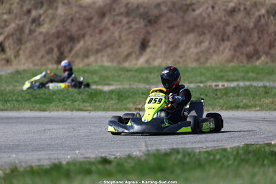 Virgile WATTERLOS — 28/02 & 01/03/2026 : 1ère manche du Championnat du Sud 2026 à Aigues-Vives (photos Stéphane Agnus) 2026 — karting