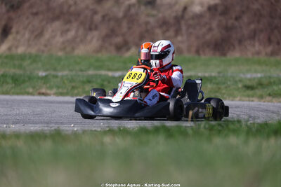 Nicolas GENIN — 28/02 & 01/03/2026 : 1ère manche du Championnat du Sud 2026 à Aigues-Vives (photos Stéphane Agnus) 2026 — karting