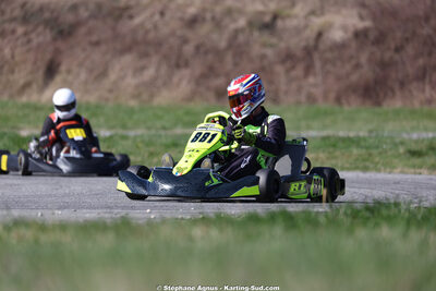 Gwenael ROSSIGNOL — 28/02 & 01/03/2026 : 1ère manche du Championnat du Sud 2026 à Aigues-Vives (photos Stéphane Agnus) 2026 — karting