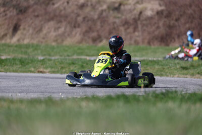 Virgile WATTERLOS — 28/02 & 01/03/2026 : 1ère manche du Championnat du Sud 2026 à Aigues-Vives (photos Stéphane Agnus) 2026 — karting