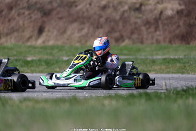 Garry FORTIER — 28/02 & 01/03/2026 : 1ère manche du Championnat du Sud 2026 à Aigues-Vives (photos Stéphane Agnus) 2026 — karting