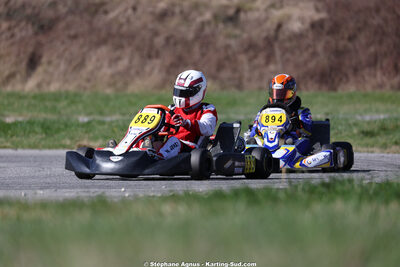 Nicolas GENIN — 28/02 & 01/03/2026 : 1ère manche du Championnat du Sud 2026 à Aigues-Vives (photos Stéphane Agnus) 2026 — karting