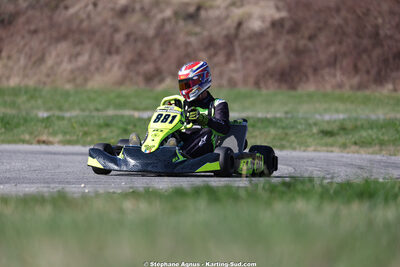 Gwenael ROSSIGNOL — 28/02 & 01/03/2026 : 1ère manche du Championnat du Sud 2026 à Aigues-Vives (photos Stéphane Agnus) 2026 — karting