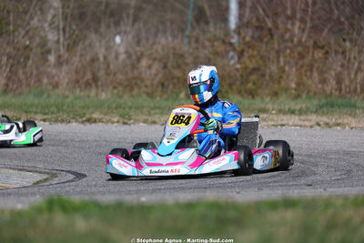 Valentin AGUILLON — 28/02 & 01/03/2026 : 1ère manche du Championnat du Sud 2026 à Aigues-Vives (photos Stéphane Agnus) 2026 — karting