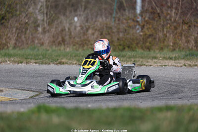Garry FORTIER — 28/02 & 01/03/2026 : 1ère manche du Championnat du Sud 2026 à Aigues-Vives (photos Stéphane Agnus) 2026 — karting