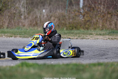 Killian OLIVIERI — 28/02 & 01/03/2026 : 1ère manche du Championnat du Sud 2026 à Aigues-Vives (photos Stéphane Agnus) 2026 — karting