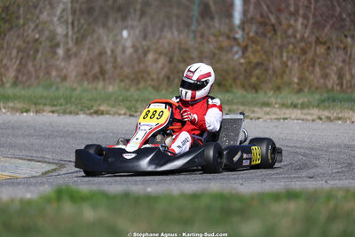 Nicolas GENIN — 28/02 & 01/03/2026 : 1ère manche du Championnat du Sud 2026 à Aigues-Vives (photos Stéphane Agnus) 2026 — karting