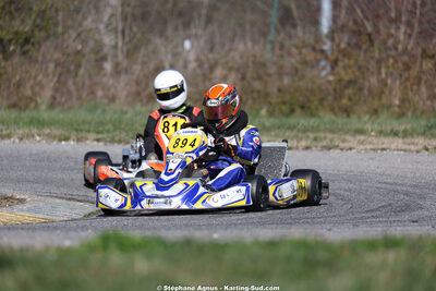 Thomas SUZANNE — 28/02 & 01/03/2026 : 1ère manche du Championnat du Sud 2026 à Aigues-Vives (photos Stéphane Agnus) 2026 — karting