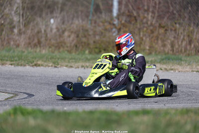 Gwenael ROSSIGNOL — 28/02 & 01/03/2026 : 1ère manche du Championnat du Sud 2026 à Aigues-Vives (photos Stéphane Agnus) 2026 — karting