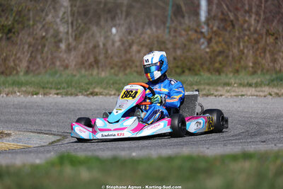 Valentin AGUILLON — 28/02 & 01/03/2026 : 1ère manche du Championnat du Sud 2026 à Aigues-Vives (photos Stéphane Agnus) 2026 — karting