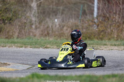 Virgile WATTERLOS — 28/02 & 01/03/2026 : 1ère manche du Championnat du Sud 2026 à Aigues-Vives (photos Stéphane Agnus) 2026 — karting