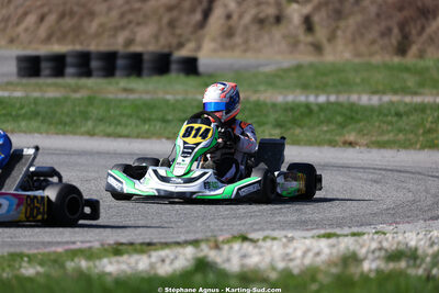 Garry FORTIER — 28/02 & 01/03/2026 : 1ère manche du Championnat du Sud 2026 à Aigues-Vives (photos Stéphane Agnus) 2026 — karting