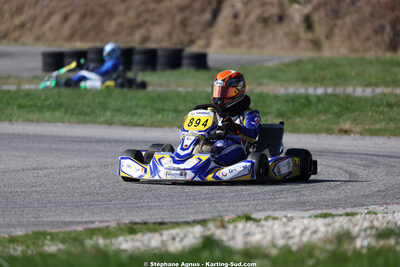 Thomas SUZANNE — 28/02 & 01/03/2026 : 1ère manche du Championnat du Sud 2026 à Aigues-Vives (photos Stéphane Agnus) 2026 — karting