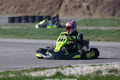 Gwenael ROSSIGNOL — 28/02 & 01/03/2026 : 1ère manche du Championnat du Sud 2026 à Aigues-Vives (photos Stéphane Agnus) 2026 — karting