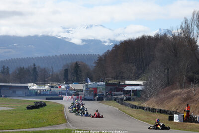 KA100 — 28/02 & 01/03/2026 : 1ère manche du Championnat du Sud 2026 à Aigues-Vives (photos Stéphane Agnus) 2026 — karting