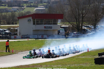 KA100 — 28/02 & 01/03/2026 : 1ère manche du Championnat du Sud 2026 à Aigues-Vives (photos Stéphane Agnus) 2026 — karting