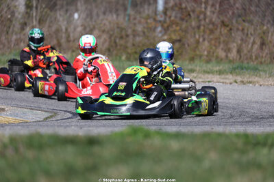 KA100 — 28/02 & 01/03/2026 : 1ère manche du Championnat du Sud 2026 à Aigues-Vives (photos Stéphane Agnus) 2026 — karting