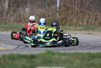 KA100 — 28/02 & 01/03/2026 : 1ère manche du Championnat du Sud 2026 à Aigues-Vives (photos Stéphane Agnus) 2026 — karting