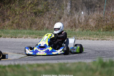 Arthur EHRET — 28/02 & 01/03/2026 : 1ère manche du Championnat du Sud 2026 à Aigues-Vives (photos Stéphane Agnus) 2026 — karting