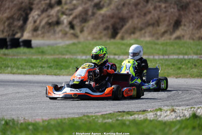 Sacha CATALA — 28/02 & 01/03/2026 : 1ère manche du Championnat du Sud 2026 à Aigues-Vives (photos Stéphane Agnus) 2026 — karting