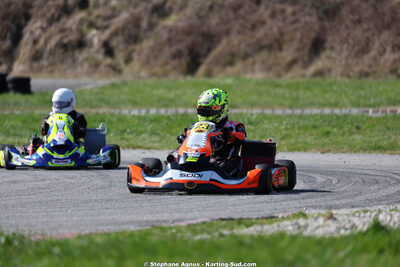 Sacha CATALA — 28/02 & 01/03/2026 : 1ère manche du Championnat du Sud 2026 à Aigues-Vives (photos Stéphane Agnus) 2026 — karting
