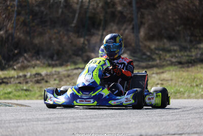 Sébastien ANDRES — 28/02 & 01/03/2026 : 1ère manche du Championnat du Sud 2026 à Aigues-Vives (photos Stéphane Agnus) 2026 — karting