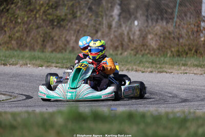 Aurélien MAZOUIN — 28/02 & 01/03/2026 : 1ère manche du Championnat du Sud 2026 à Aigues-Vives (photos Stéphane Agnus) 2026 — karting