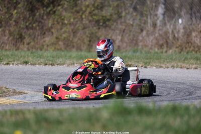 Marc LARIVE — 28/02 & 01/03/2026 : 1ère manche du Championnat du Sud 2026 à Aigues-Vives (photos Stéphane Agnus) 2026 — karting