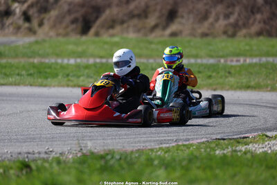 Henri OLIVAN — 28/02 & 01/03/2026 : 1ère manche du Championnat du Sud 2026 à Aigues-Vives (photos Stéphane Agnus) 2026 — karting