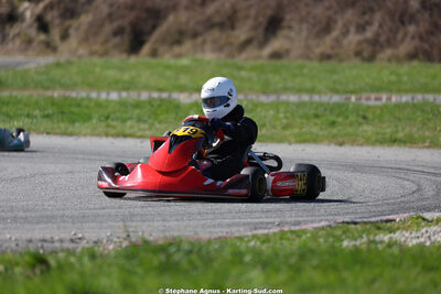Henri OLIVAN — 28/02 & 01/03/2026 : 1ère manche du Championnat du Sud 2026 à Aigues-Vives (photos Stéphane Agnus) 2026 — karting