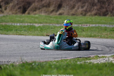 Aurélien MAZOUIN — 28/02 & 01/03/2026 : 1ère manche du Championnat du Sud 2026 à Aigues-Vives (photos Stéphane Agnus) 2026 — karting