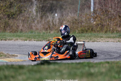 John HUGUET — 28/02 & 01/03/2026 : 1ère manche du Championnat du Sud 2026 à Aigues-Vives (photos Stéphane Agnus) 2026 — karting