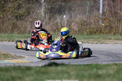 Cédric MARGUERITIN — 28/02 & 01/03/2026 : 1ère manche du Championnat du Sud 2026 à Aigues-Vives (photos Stéphane Agnus) 2026 — karting
