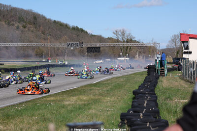 KA100 — 28/02 & 01/03/2026 : 1ère manche du Championnat du Sud 2026 à Aigues-Vives (photos Stéphane Agnus) 2026 — karting