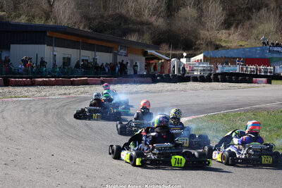 KA100 — 28/02 & 01/03/2026 : 1ère manche du Championnat du Sud 2026 à Aigues-Vives (photos Stéphane Agnus) 2026 — karting