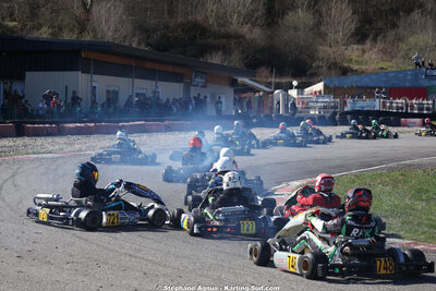 KA100 — 28/02 & 01/03/2026 : 1ère manche du Championnat du Sud 2026 à Aigues-Vives (photos Stéphane Agnus) 2026 — karting
