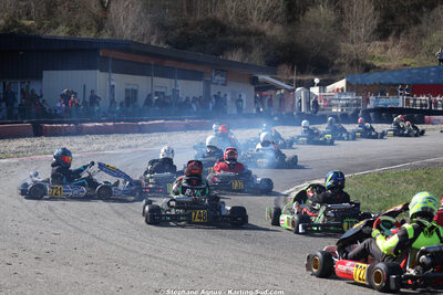 KA100 — 28/02 & 01/03/2026 : 1ère manche du Championnat du Sud 2026 à Aigues-Vives (photos Stéphane Agnus) 2026 — karting