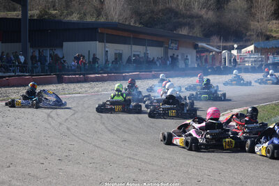 KA100 — 28/02 & 01/03/2026 : 1ère manche du Championnat du Sud 2026 à Aigues-Vives (photos Stéphane Agnus) 2026 — karting