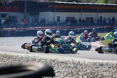 KA100 — 28/02 & 01/03/2026 : 1ère manche du Championnat du Sud 2026 à Aigues-Vives (photos Stéphane Agnus) 2026 — karting