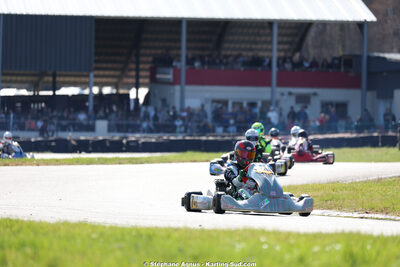 Andy SOULIER — 28/02 & 01/03/2026 : 1ère manche du Championnat du Sud 2026 à Aigues-Vives (photos Stéphane Agnus) 2026 — karting