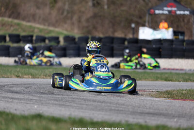 Dayan SERANO — 28/02 & 01/03/2026 : 1ère manche du Championnat du Sud 2026 à Aigues-Vives (photos Stéphane Agnus) 2026 — karting