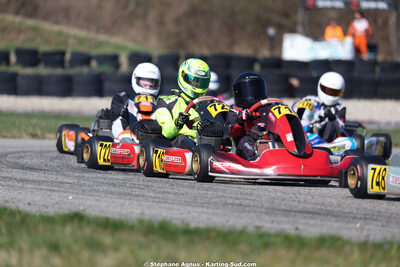 KA100 — 28/02 & 01/03/2026 : 1ère manche du Championnat du Sud 2026 à Aigues-Vives (photos Stéphane Agnus) 2026 — karting